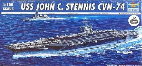 

1/700 Trumpeter assembly model 05733 USS JOHN C. STENNIS CVN-74 Ship Model Kit