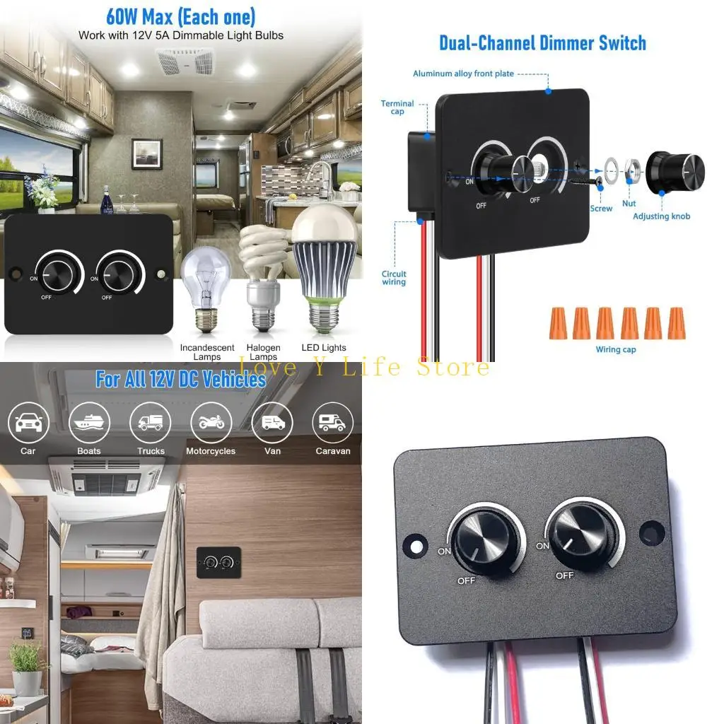 

L74C Плавный регулируемый светодиодный диммер небольшого размера с двойным управлением ШИМ-диммеры Обновления для систем