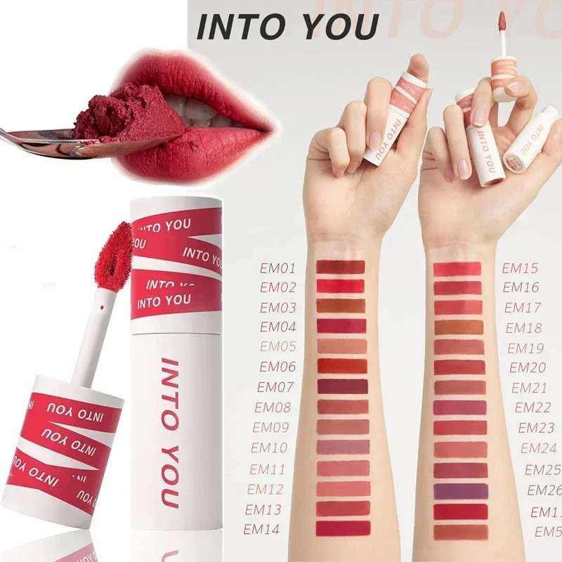 INTOYOU แต่งหน้าโคลน Velvet Stains อเนกประสงค์สําหรับ Lip Cheek Beauty เครื่องสําอางลิปสติกลิปกลอส