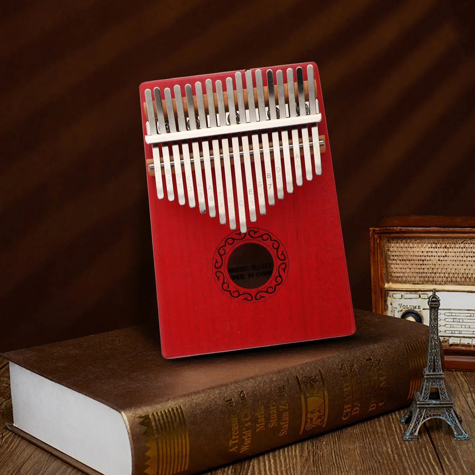 

1 set Premium Portable Kalimba Thumb Piano for Beginners Finger Mini Music Instrument with Storage Bag