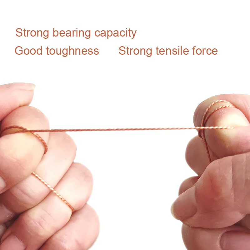 1mm*9.5m Wax Thread Leather Polyester Cord Sewing String Stitching Bookbinding DIY Jewelry Weave Craft