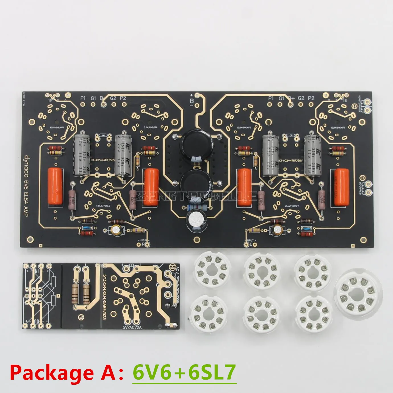 組み立てる 6V6/EL84 チューブウルトラリニアプッシュプルオーディオパワーアンプボード HiFi ステレオ 10 ワット参照 Dynaco ライン