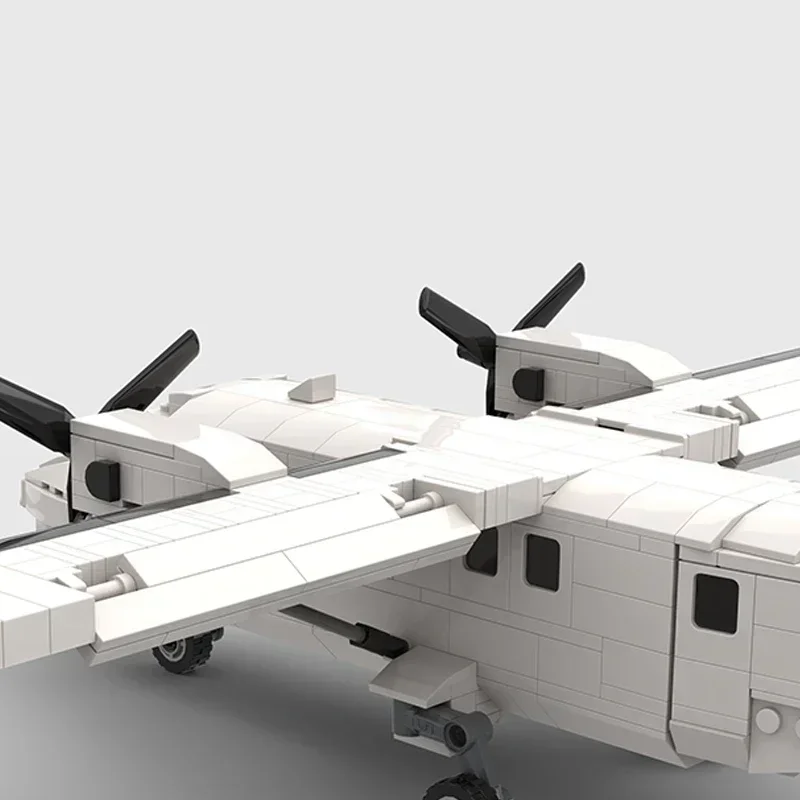 

Moc Building Bricks Model Canada DHC-6 Twin Otter Fighter Technology Modular Blocks Gifts Toys For Children Sets DIY Assembly