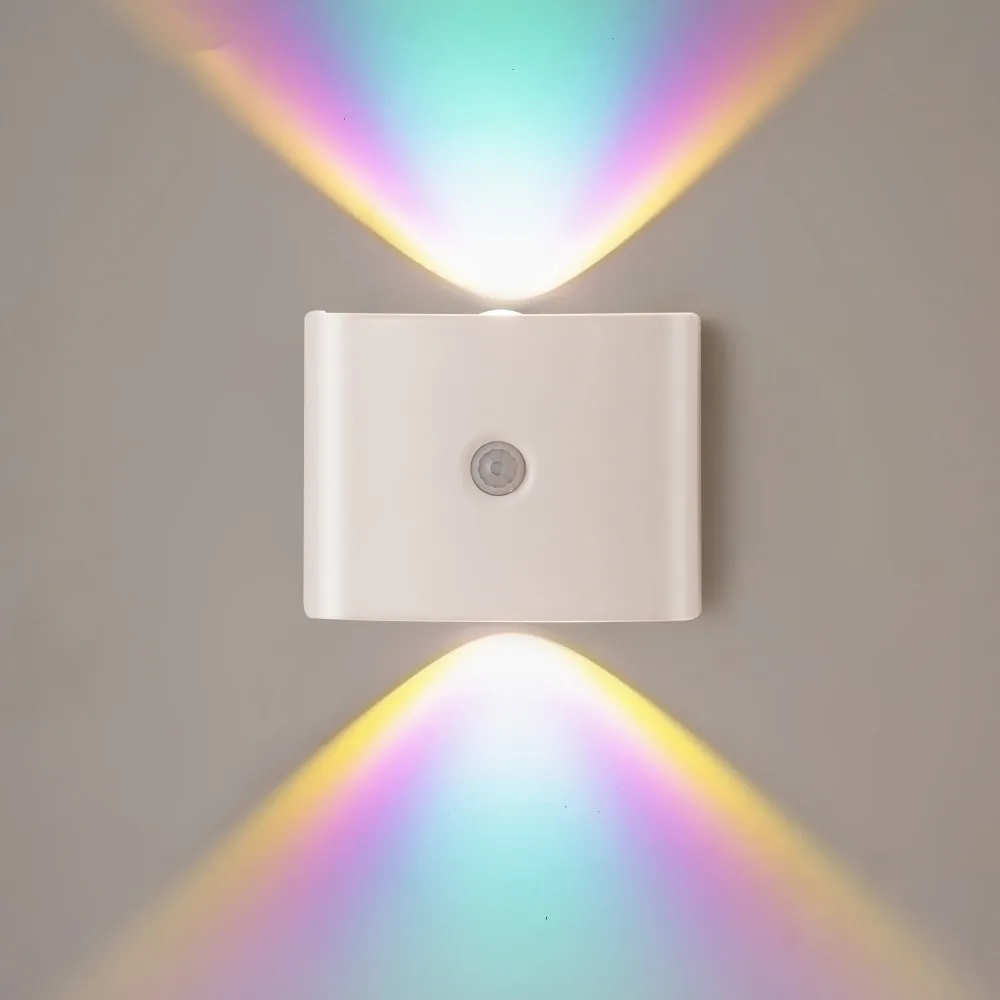 

Infrared Sensor LED Induction Wall Lamp 3 Color/Neon light Soft Lights Magnetic Night Light Magnetic Installation
