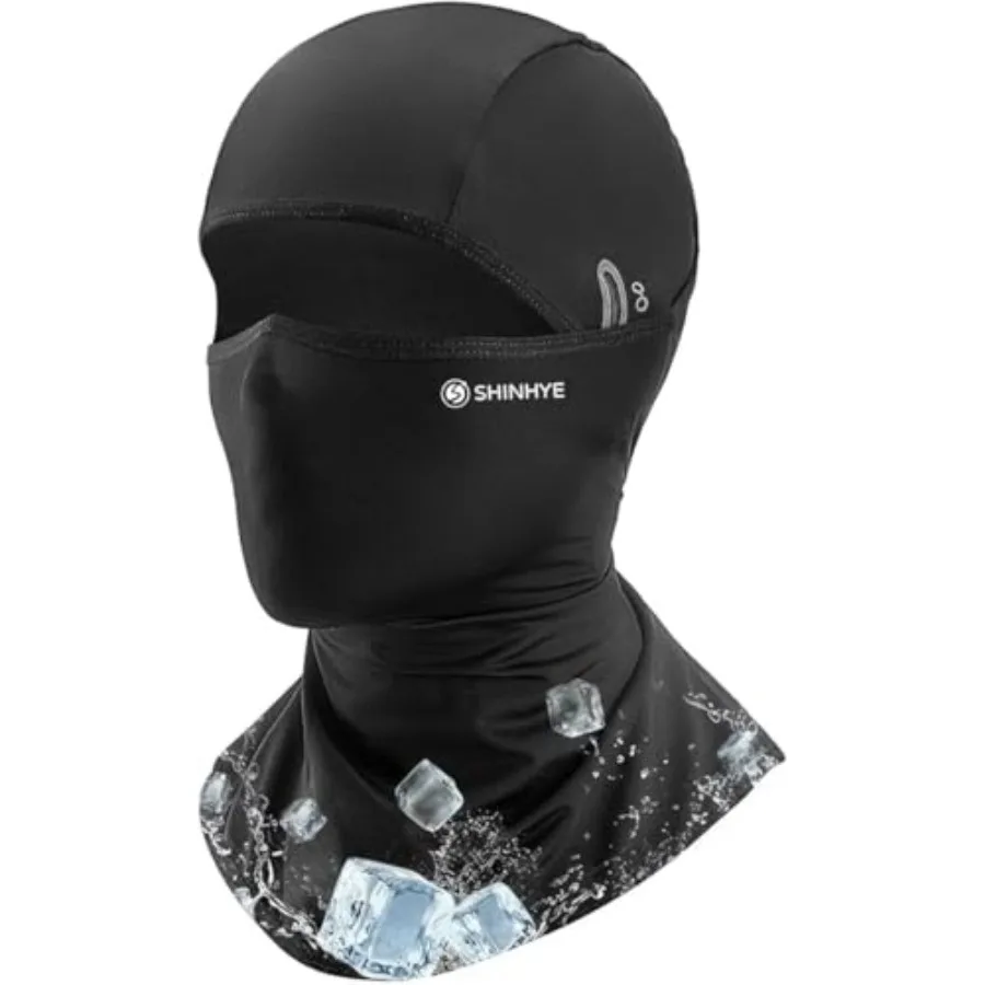 

ShinHye Summer Balaclava Men Women Cooling Ice Silk Face Mask Sun UV Protection Balaclava Hood for Cycling Motorcycling