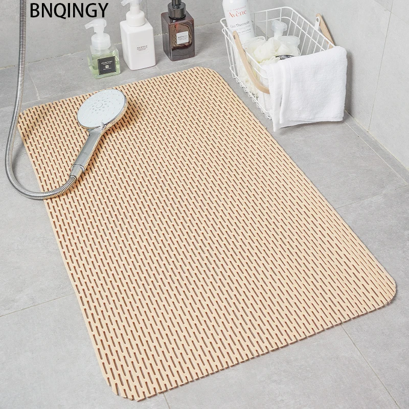 

Anti-Fall Non-Slip Bathroom Mat Hollow Design Massage Bathtub Carpet for Shower Room Environmental Protection