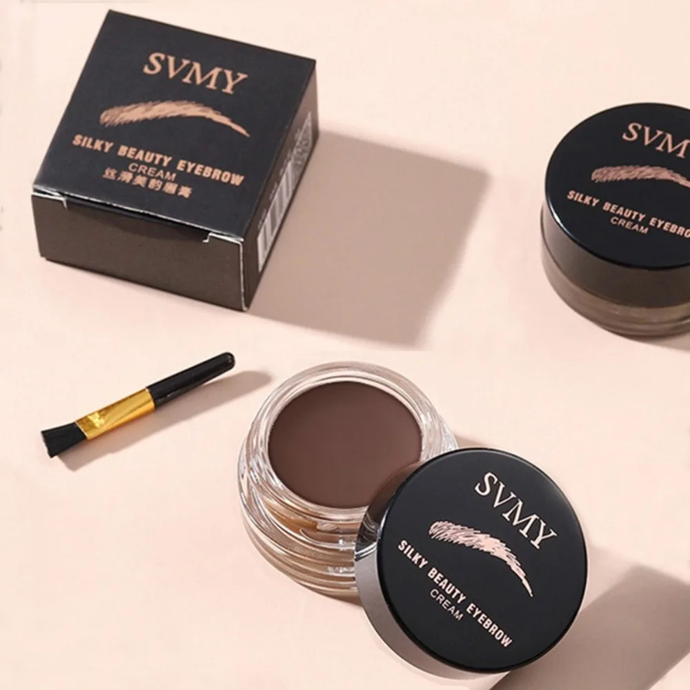 Nuova crema per sopracciglia a 4 colori Strumenti cosmetici ad asciugatura rapida a lunga durata Uso multifunzionale Strumento per trucco per sopracciglia impermeabile