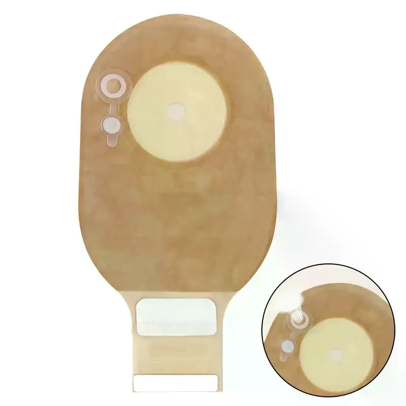 1Pcs High Absorbency Odor Proof Ostomy Bags Drainable Colostomy Bag 65mm Hole For After Surgery Care