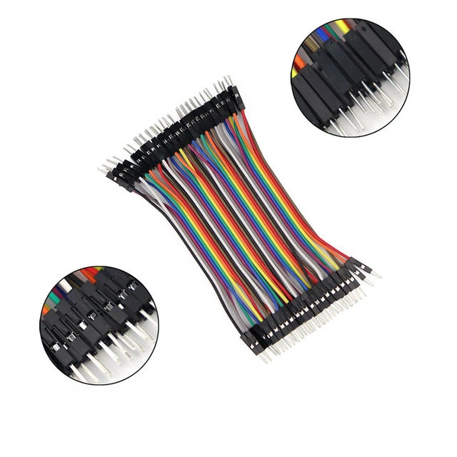 Jumper Wire 40PCS DuPont Line DuPont Cable Connection Male To Male+female To Female and Male To Female for Arduino DIY KIT