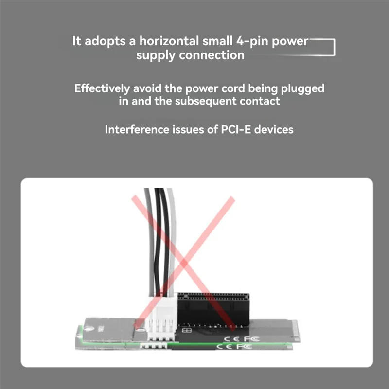 Porta M2 a scheda di espansione PCIE Slot NGFF a PCI-E X4 Converti adattatore di conversione compatibile X1 X4 X8 X16 Interfaccia PCI-E