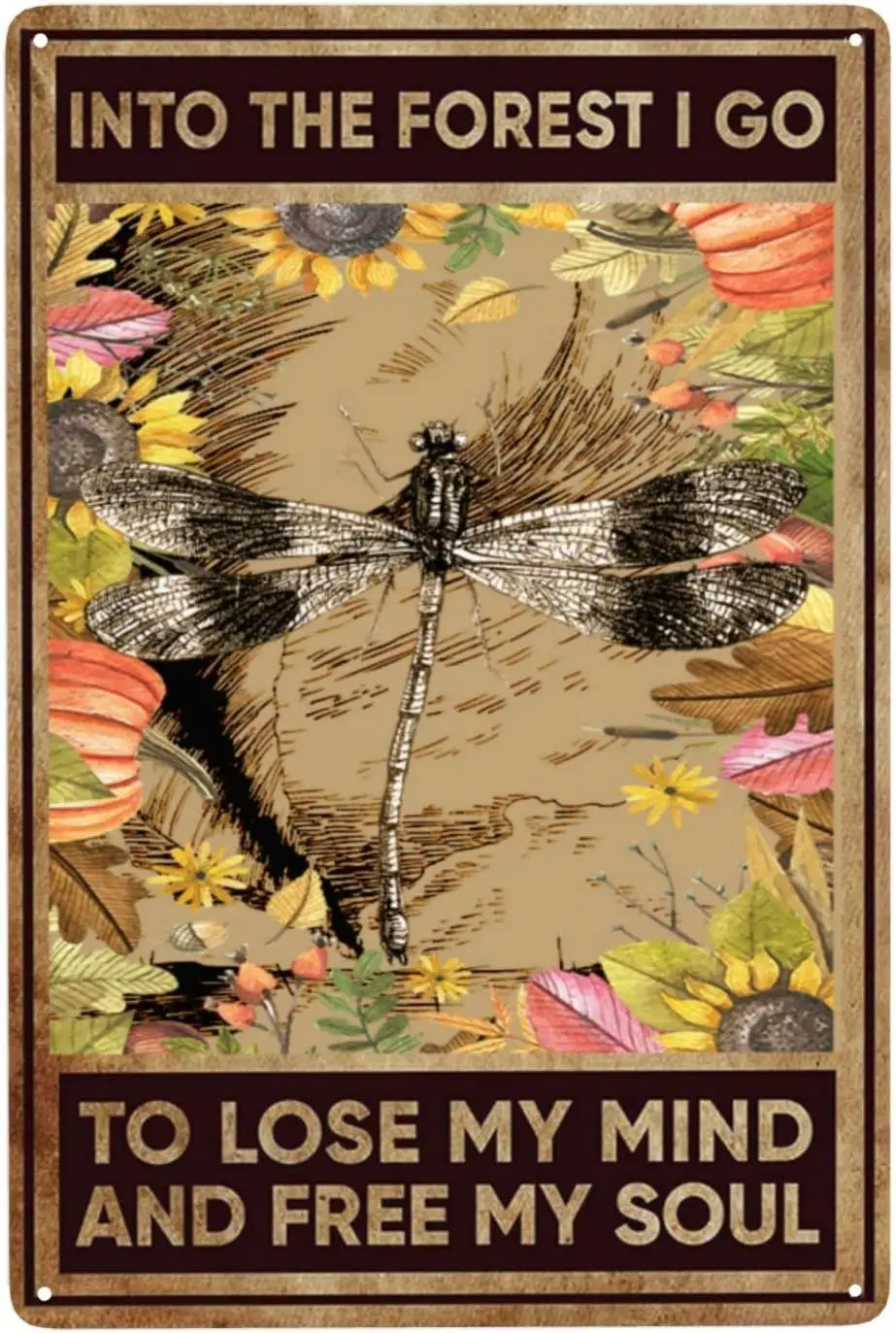 Dragonflies 120 Pieces Wooden Jigsaw Puzzles for Adults- and Into The Forest I Find My Suitable for All Puzzle Enthusiasts,-alum