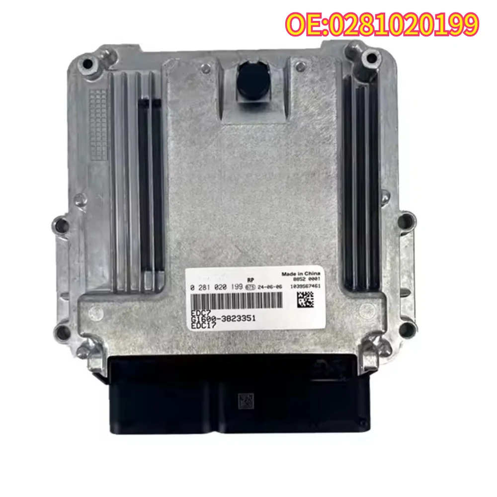 

For 0281020199 Tangpzp Tangpzp Originele nieuwe motorcomputerkaart Ecu 0281020199 0281020323 voor Dongfeng Yuchai