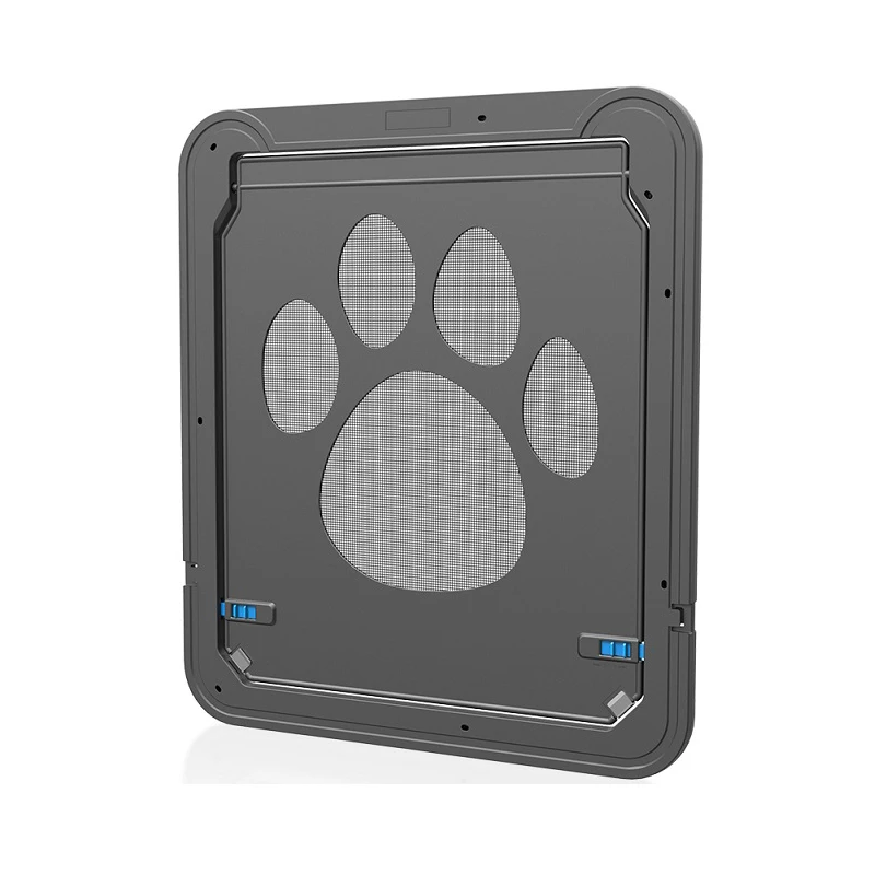 Pet Dog Cat Flap Door Automatic Lockable Door for Dog Cats With 2 Way Magnetic Door Screen Window Wall Protector Small Pets Gate