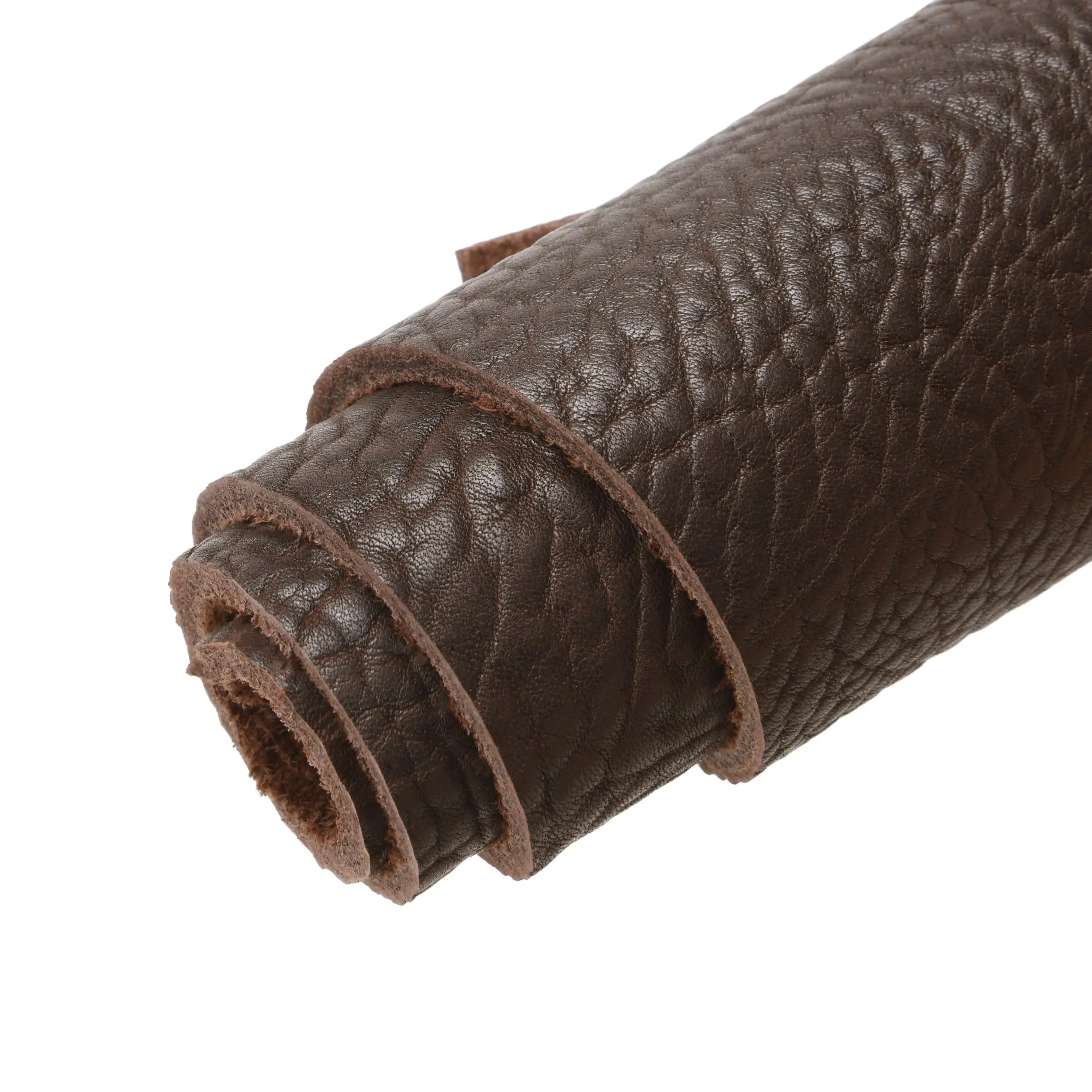 

4.0-4.5mm Thick Premium Leather Square Natural Texture Cowhide Sheets for DIY Leathercraft