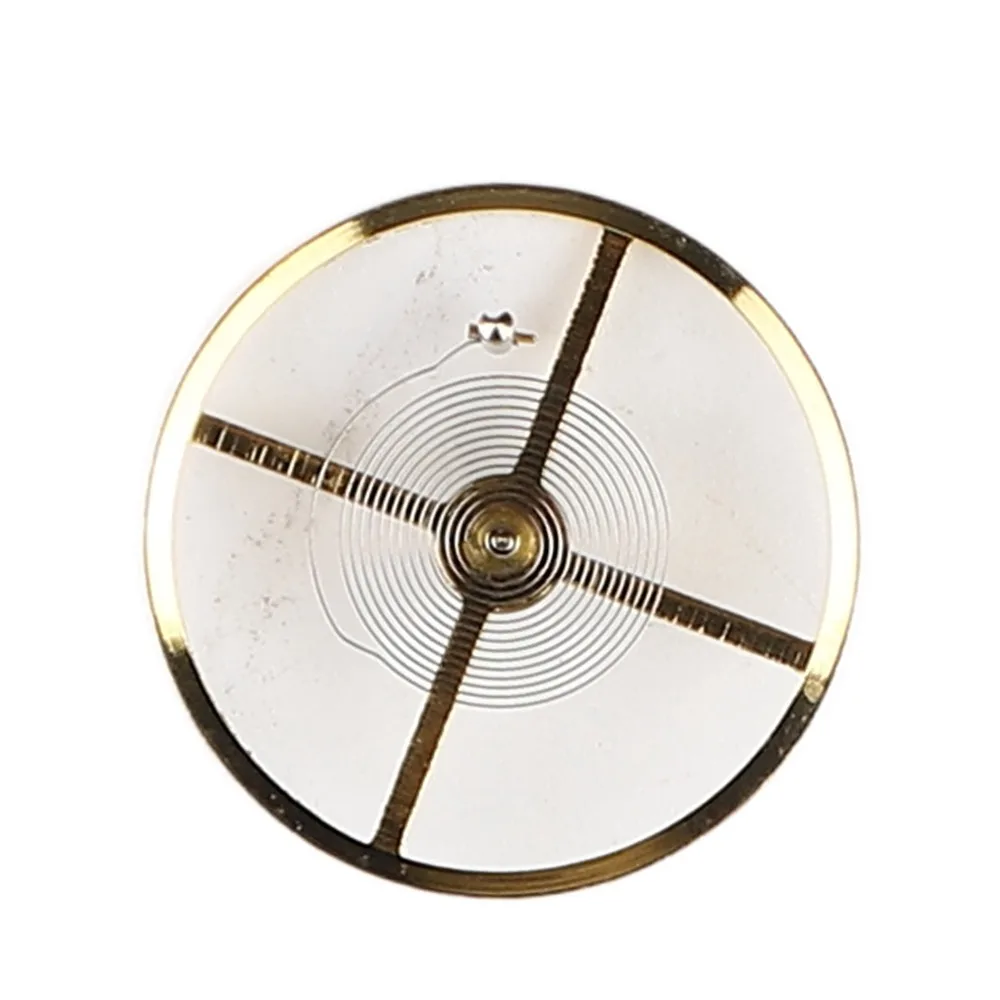 المهنية سبيكة المواد 8205 ساعة حركة اللون الذهبي ساعة إصلاح الملحقات التوازن عجلة ساعة إصلاح #1