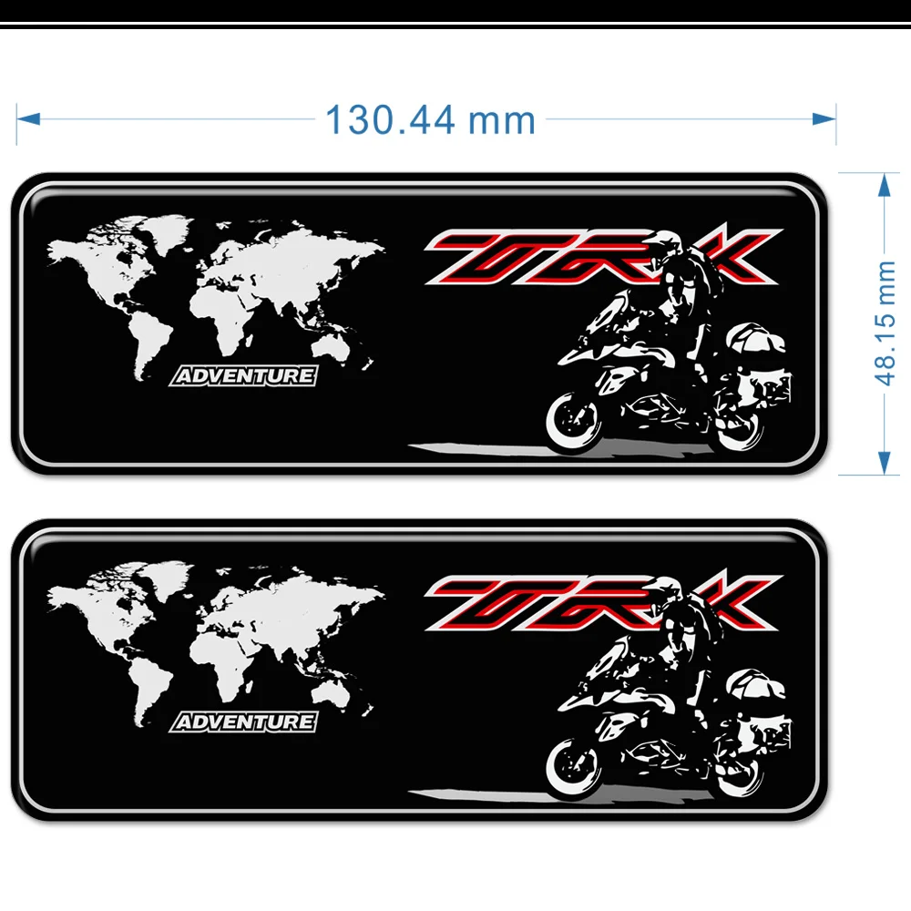 Luggage Fuel Oil Kit Knee Helmet Tank Pad Motorcycle Trunk For Benelli TRK251 TRK 251 Adventure Cases Stickers Decal TankPad