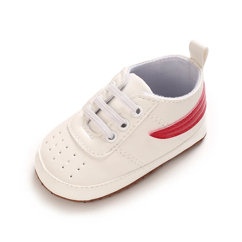 Baby-Sneaker mit weicher Sohle, Neugeborenen-Laufschuhe, rutschfeste PU-Leder-Freizeitschuhe für Kleinkinder von 0-18 Monaten, für Jungen und Mädchen. – Detail 8