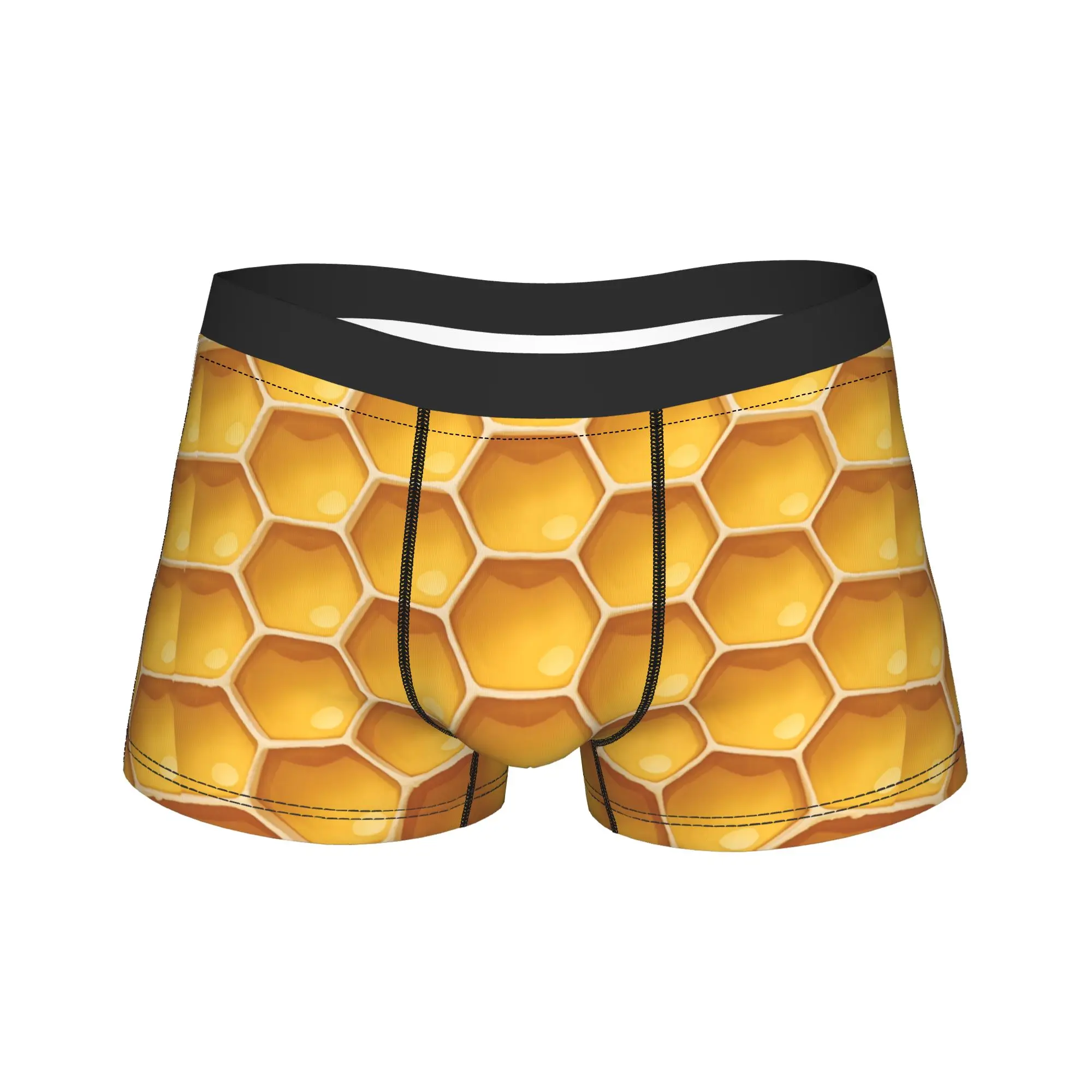 

Bees and honeycomb Accessories Boxers Shorts Fun Underwear Boxer Briefs Gag Gifts For Men