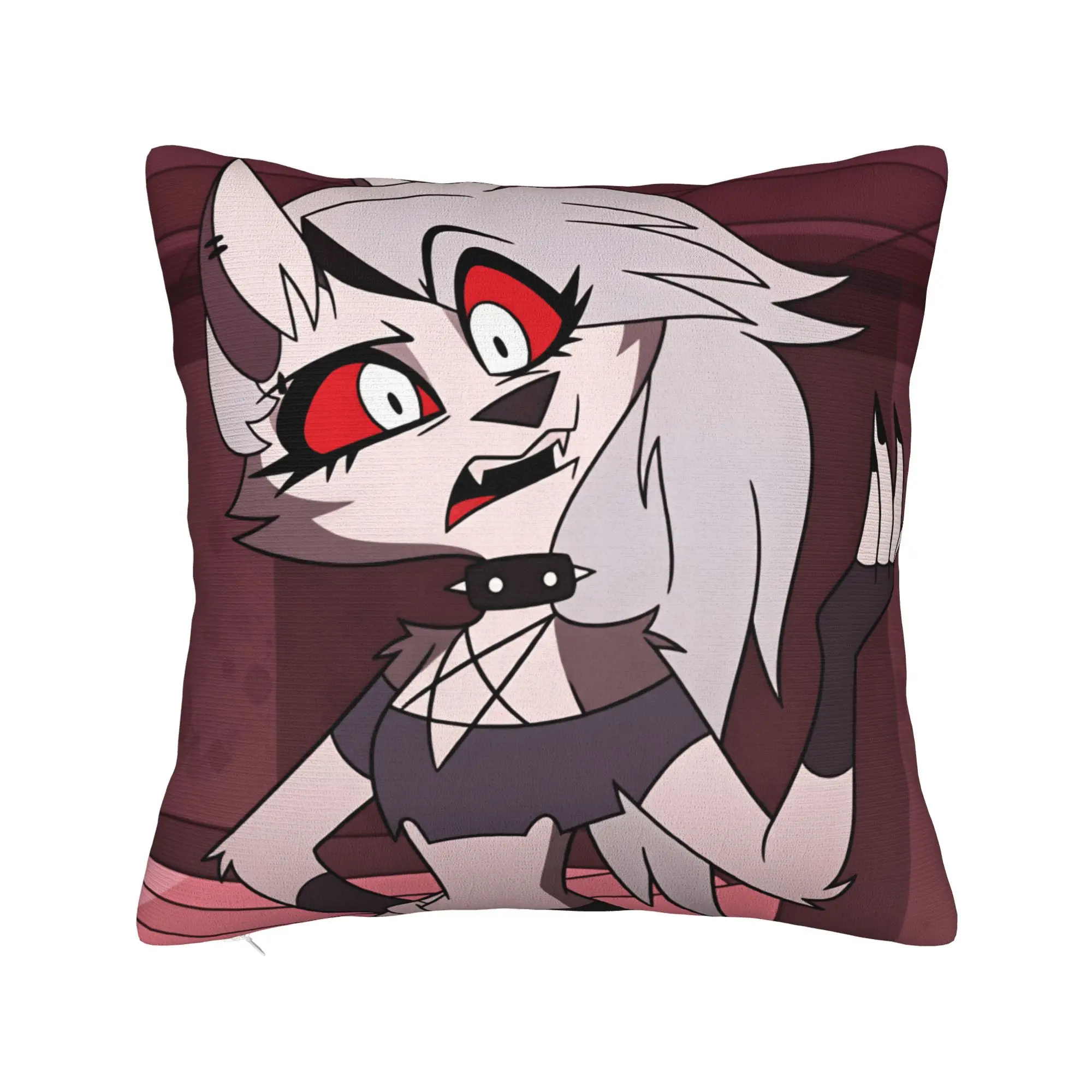 Pillow Cover Helluva Boss Loona  Novelty Pillow Case For Sofa Bedroom Home Decor Pillowcases