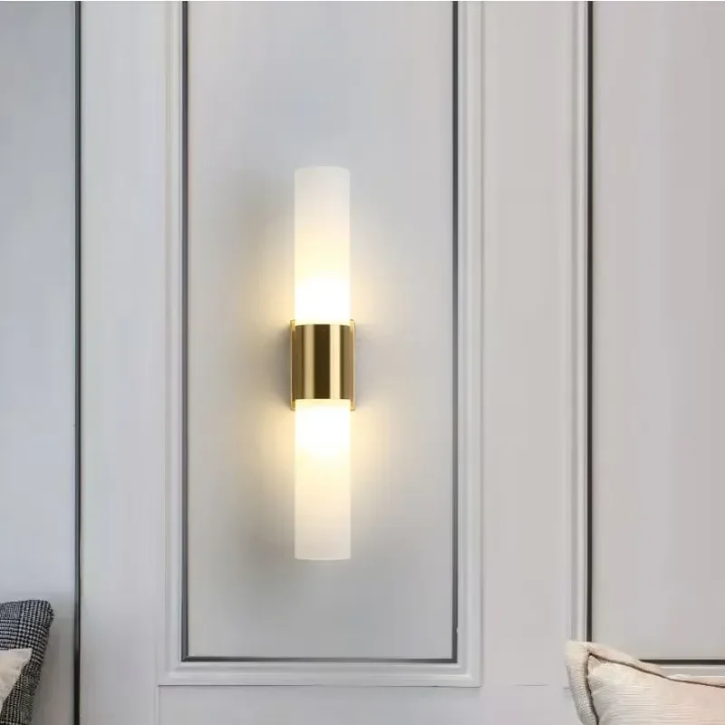 Modern Wall Sconce Lighting Balcony Terrance Decoration Lamp for Bathroom Lights Hotel Lobby and Living Room Linear Style