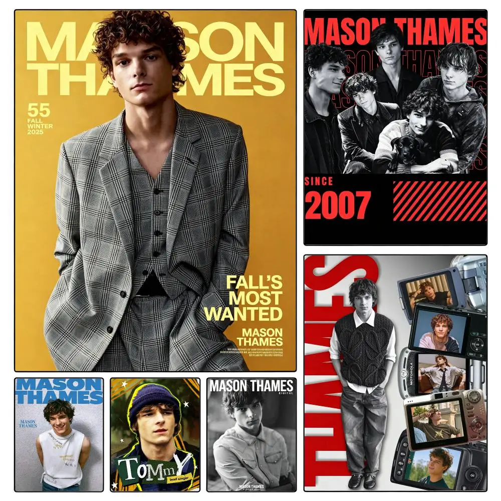 actor Mason Thames Poster Poster Waterproof HD Unframed Self‑Stick Decor , Wall Art for Home Room Decoration Gift