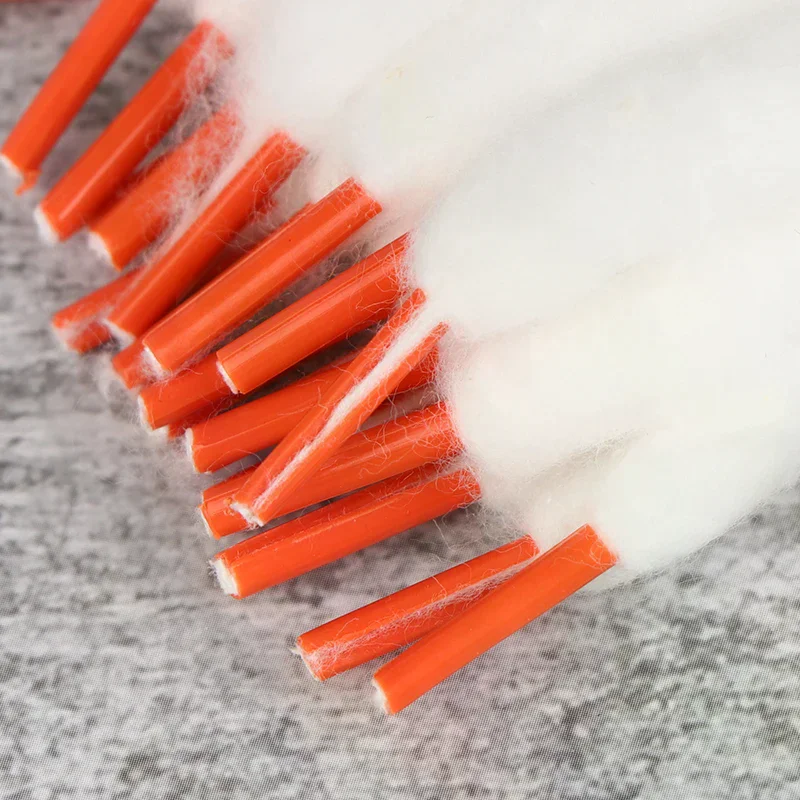 20Pcs Shoelace/Thread Cotton Dimeter 2.5mm Long Lasting Wicking Material Thread L120mm Black, Green, Orange