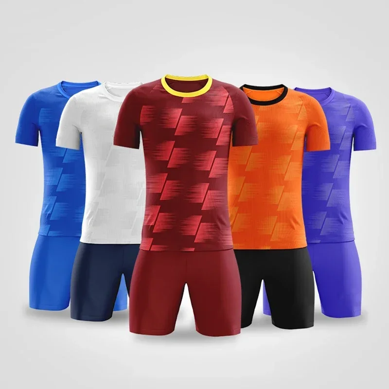 

Children's Football Uniform Suits Outdoor Athletic Running T-shirts Training Shorts Set Sweatshirts Training Fitness Jerseys