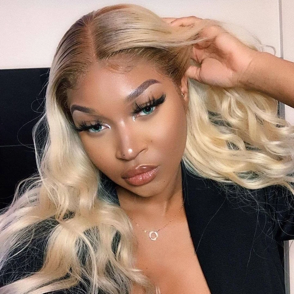 Glueless Ombre Blonde 613 Soft - огляд і ціна 613 Blonde Body Wave Lace Front Wig