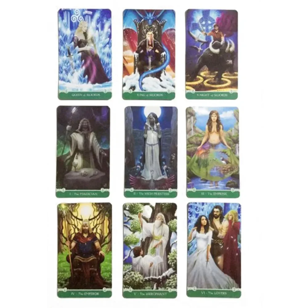 Universal Celtic Tarot Deck card A 78 Tarot Cards English Board Deck Games Oracle For Fate Divination Party family tarot deck