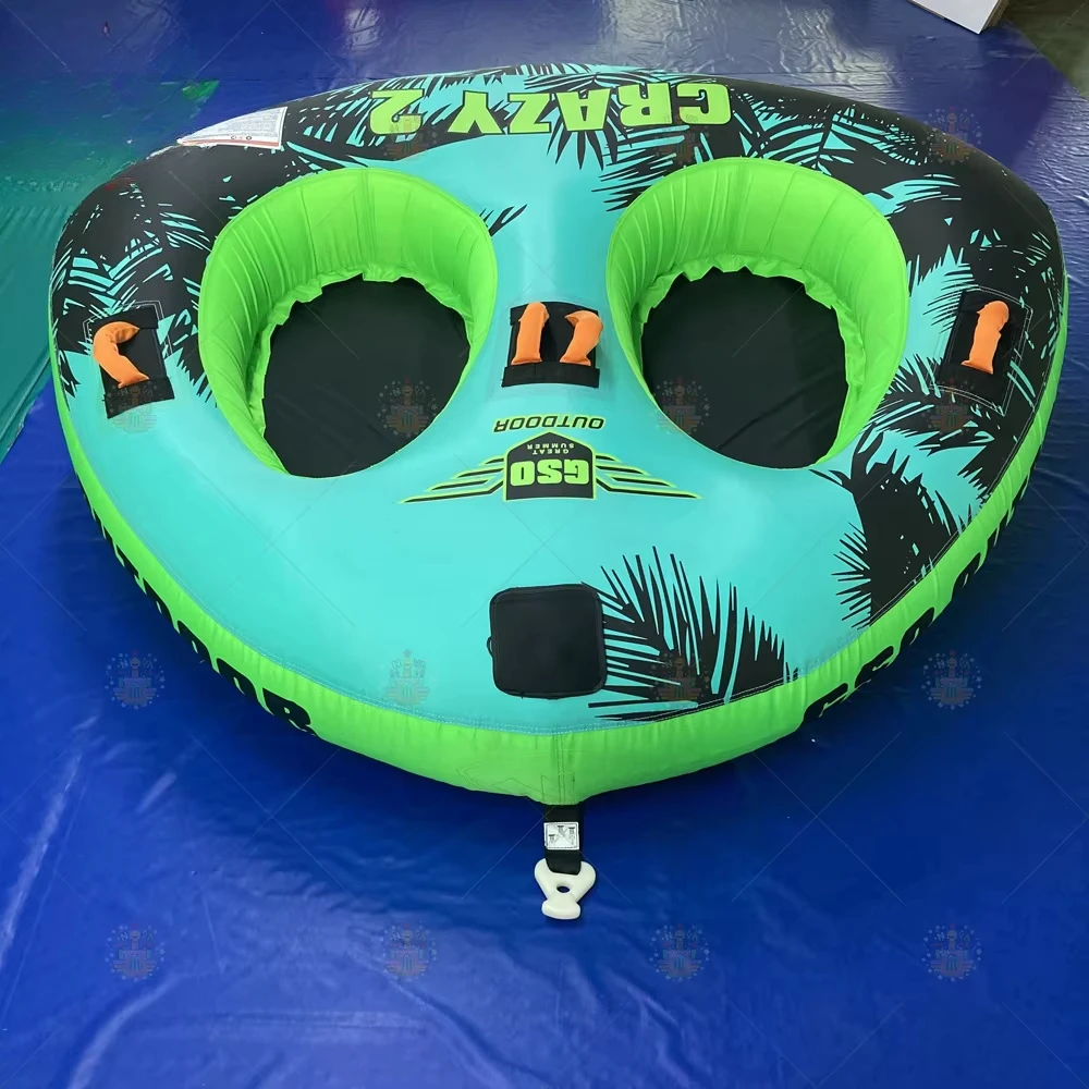 

Water Entertainment PVC Inflatable Towable Tube for 2 Person Boat Inflatable Boat Tubes