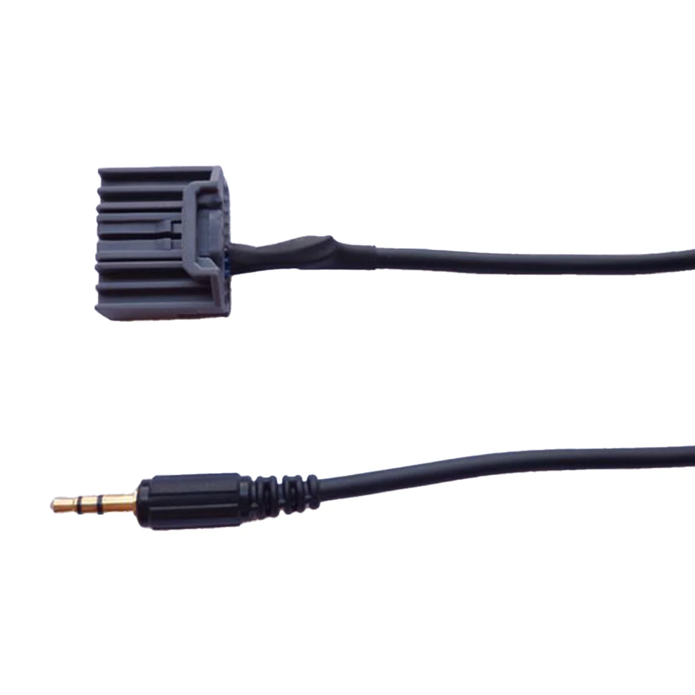 AUX Input 12V AUX Adapter Anti-Corrosion Direct Installation Functional Design Non-Deformed Car Use Home Audio