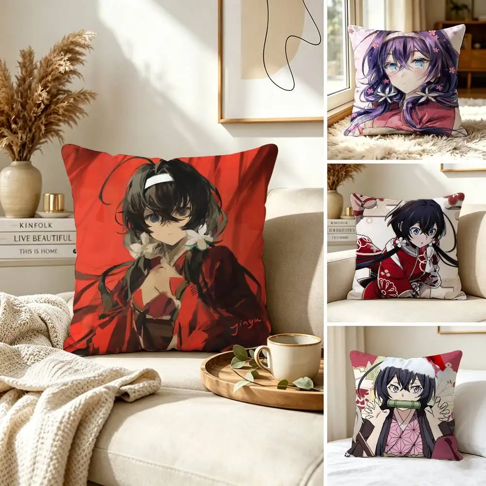 Bungo Stray Dogs Kyoka Izumi Pillow Case for Sofa Living Room Home office Decor Protective Cover