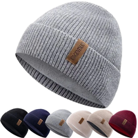 Hot Sale Unisex Winter Hat Plush Fleece Winter Cap Stylish Soft Cozy Beanie Hat For Men Women Thicken Knitted Hat
