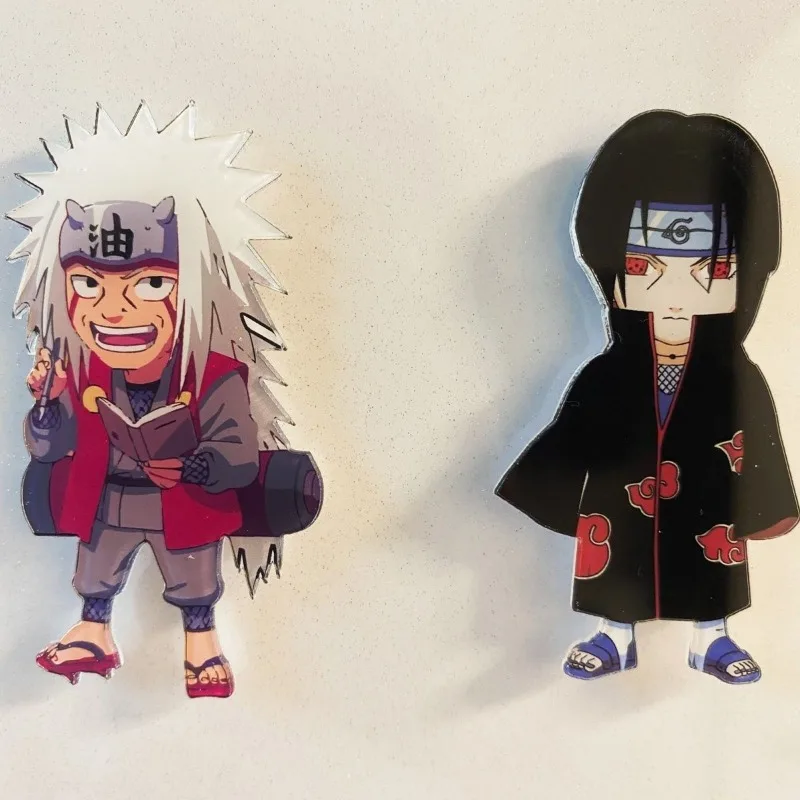 Naruto Uzumaki Naruto Itachi Uchiha anime peripheral cartoon Q version character refrigerator magnet creative home decoration