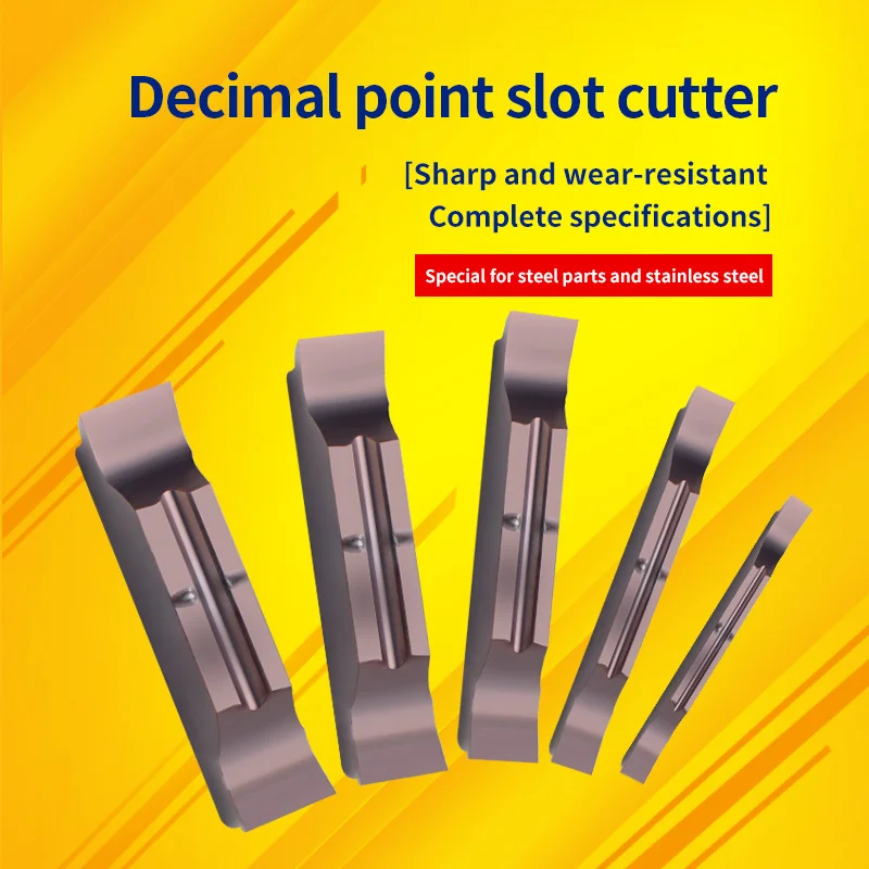 CNC decimal point slot cutting blade cutting cutter non-standard slot cutter outer circle 1mm double head MGGN080 100 120