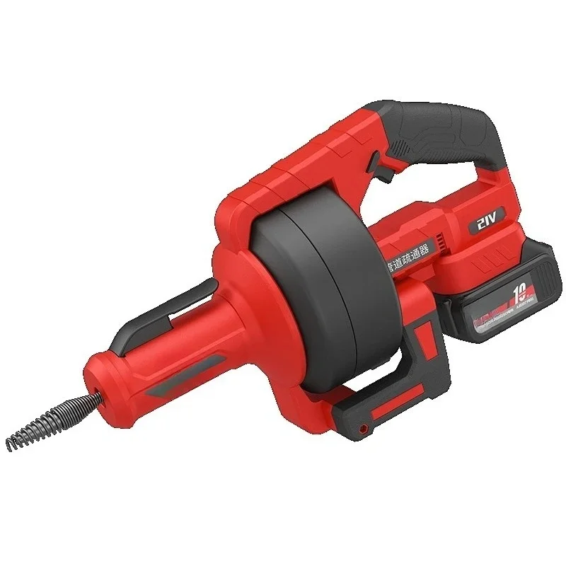 Lithium Battery Pipe Dredging Machine Household Kitchen Sewer Toilet Blockage Cleaning Artifact Charging Model