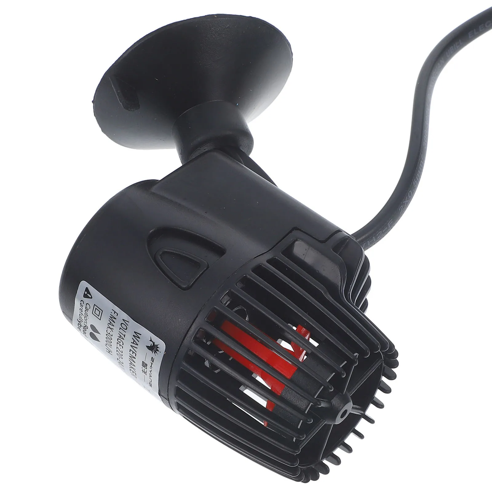 

360° Rotatable Fish Tank Wave Maker Suction Cup Design Strong Circulation Pump Aquarium Clean Pump Black
