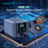 QUICK TS1 90W Smart Soldering Station with HD Color Screen BGA/Motherboard IC Repair Selectable Fast Heating Sleep Mode Tools