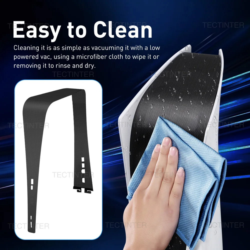 Dustproof Capa Mesh para PS5, Disco, Console Digital, 3 Lado, Respirável Protetor, Anti-Scratch, Poeira Net, Filtro, PS5 Acessórios