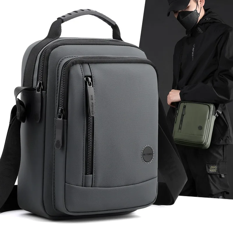 

New men's single-shoulder bag - stylish and casual hand-held crossbody bag with large capacity - outdoor men's bag