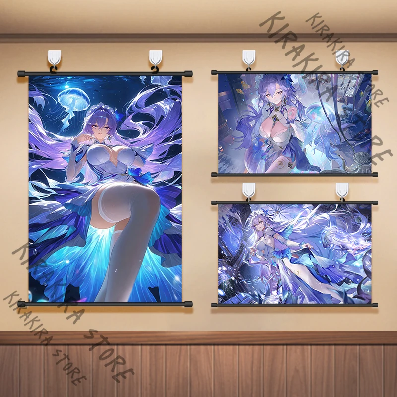 

Cantarella Poster Hanging Paintings Wuthering Waves Cosplay Anime Living Room Dormitory Decoration Murals Backdrop Accessories
