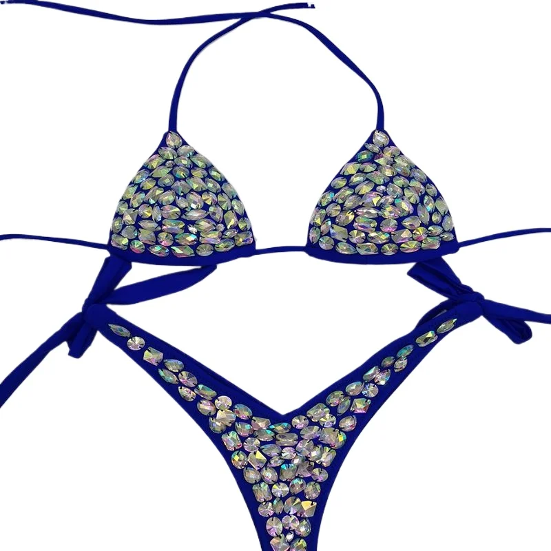 

New Bikini Hand-sewn Diamond Swimsuit Boutique