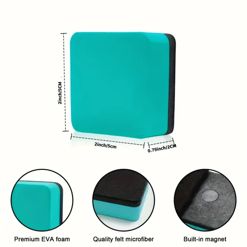 4 шт./8 шт. Мини-ластики для сухой стирания, магнитные ластики для сухой стирания, чистящие салфетки для школьных досок, принадлежности для учителей топ 6 очиститель для белых досок - №6