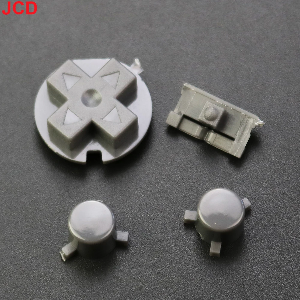 JCD 1 Set Colorful Replacement Buttons Set Replacement For Game boy GBP Console On Off Button A B Buttons D Pads Replace