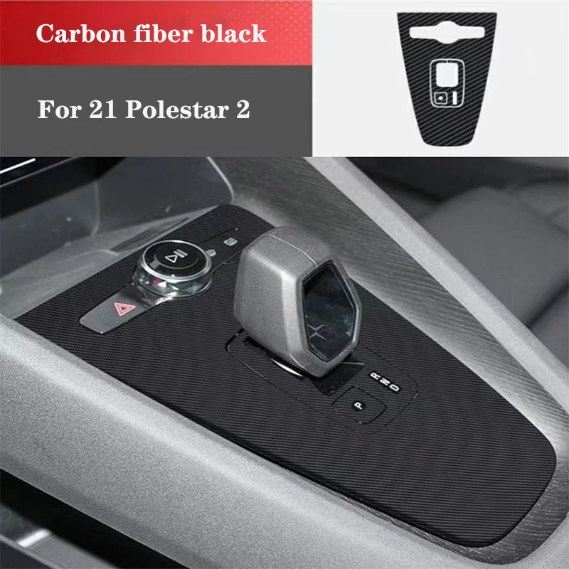 

For Polestar 2 2021 Central Control Cover Protective Patch Car Interior Accessories Center Shift Protection Sticker