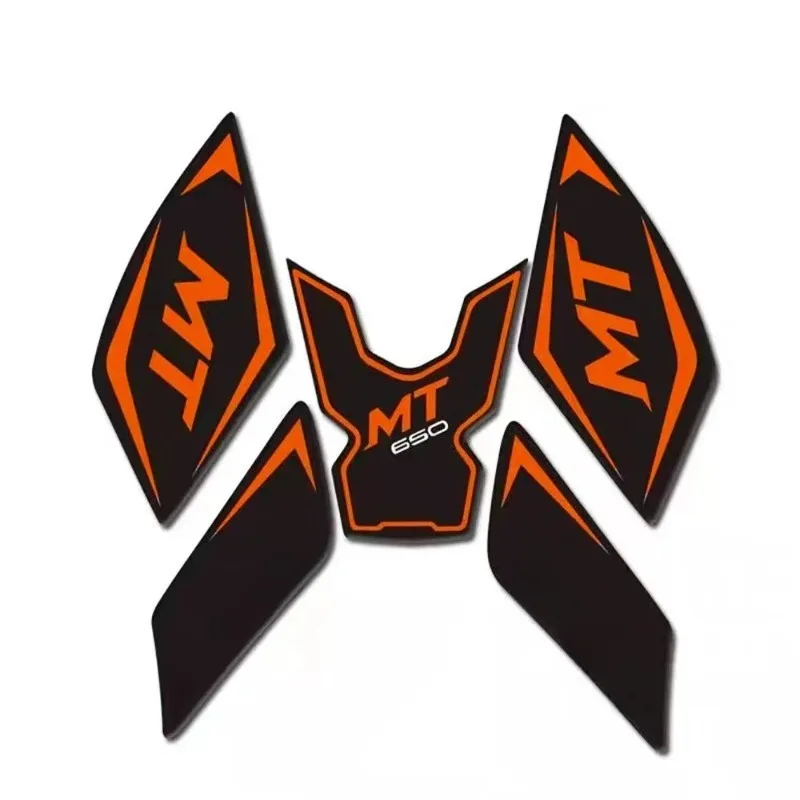 For CFMOTO 650MT 650 MT Modified fuel tank paste fishbone anti-slip body decoration fuel tank side anti-scratc