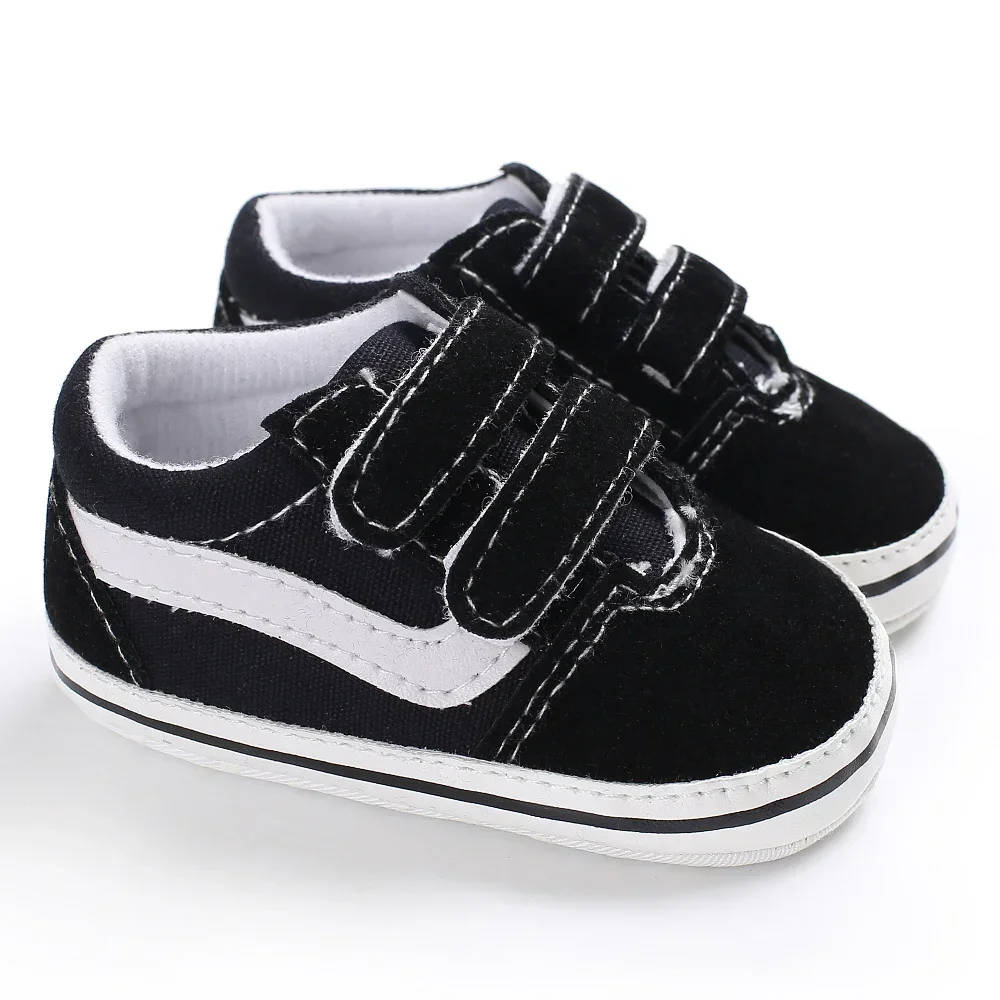

2023 New Baby Canvas Sneakers Anti-slip Soft Plaid Baby Boy Girl Shoes Newborns First Walkers Infant Baby Unisex Casual Shoes
