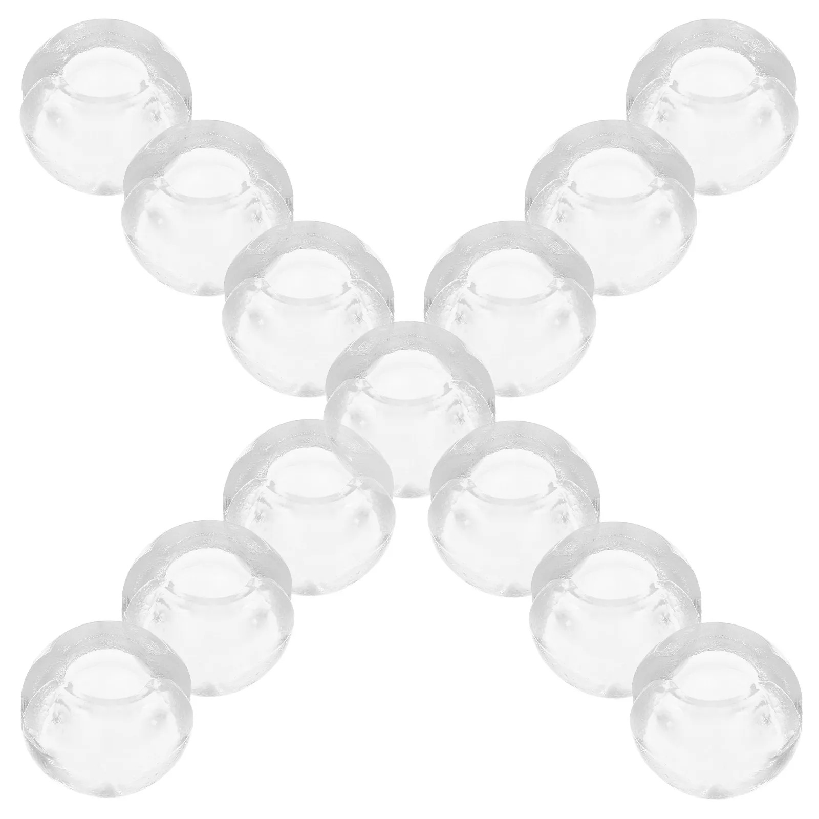 12Pcs Transparent Bead Chain Stop Buckle for Blinds Curtains Vertical Louvers Adjustable Secure Bead Chain Fixer Blind