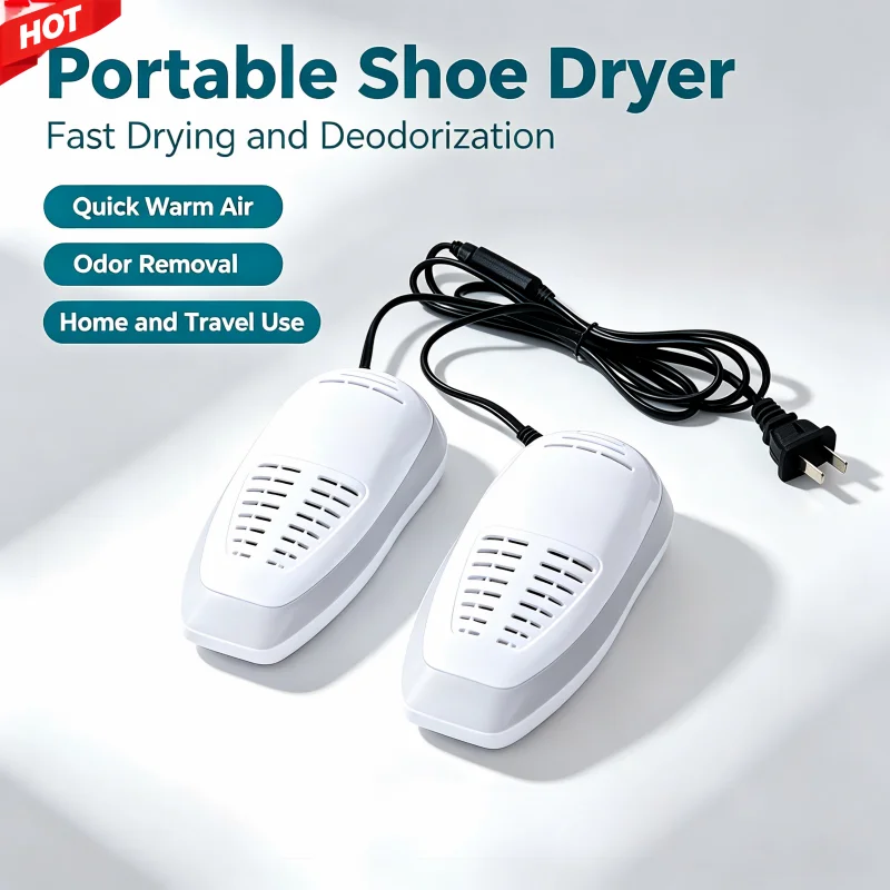 Lenovo Tragbarer elektrischer Schuhtrockner für den Haushalt, Entfeuchtungs- und Heizfunktion, integriertes UV-Licht, warmes Trocknen von Schuhen – Detail 3
