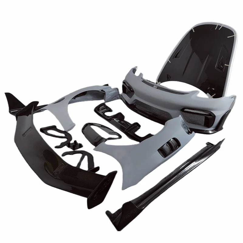 Carbon Fiber Body Kit for GT4 RS Front Bumper Rear Diffuser Fender Spoiler Exterior Tuning Accessories